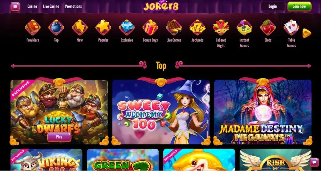 Joker8 Képernyőkép 1